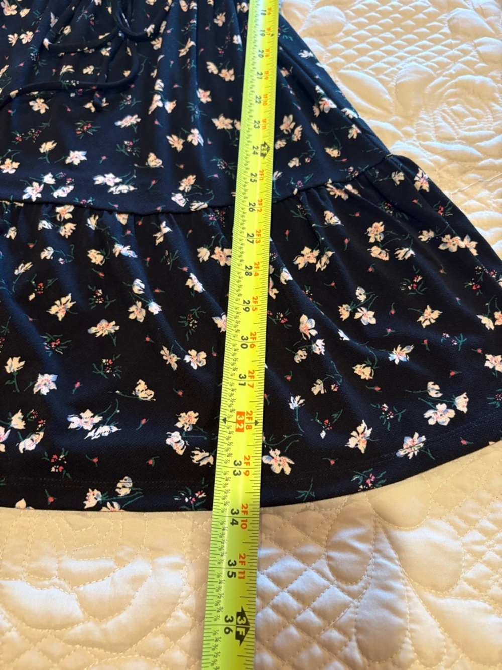 Banana Republic Black Floral jersey dress size XXSP - Picture 11 of 12